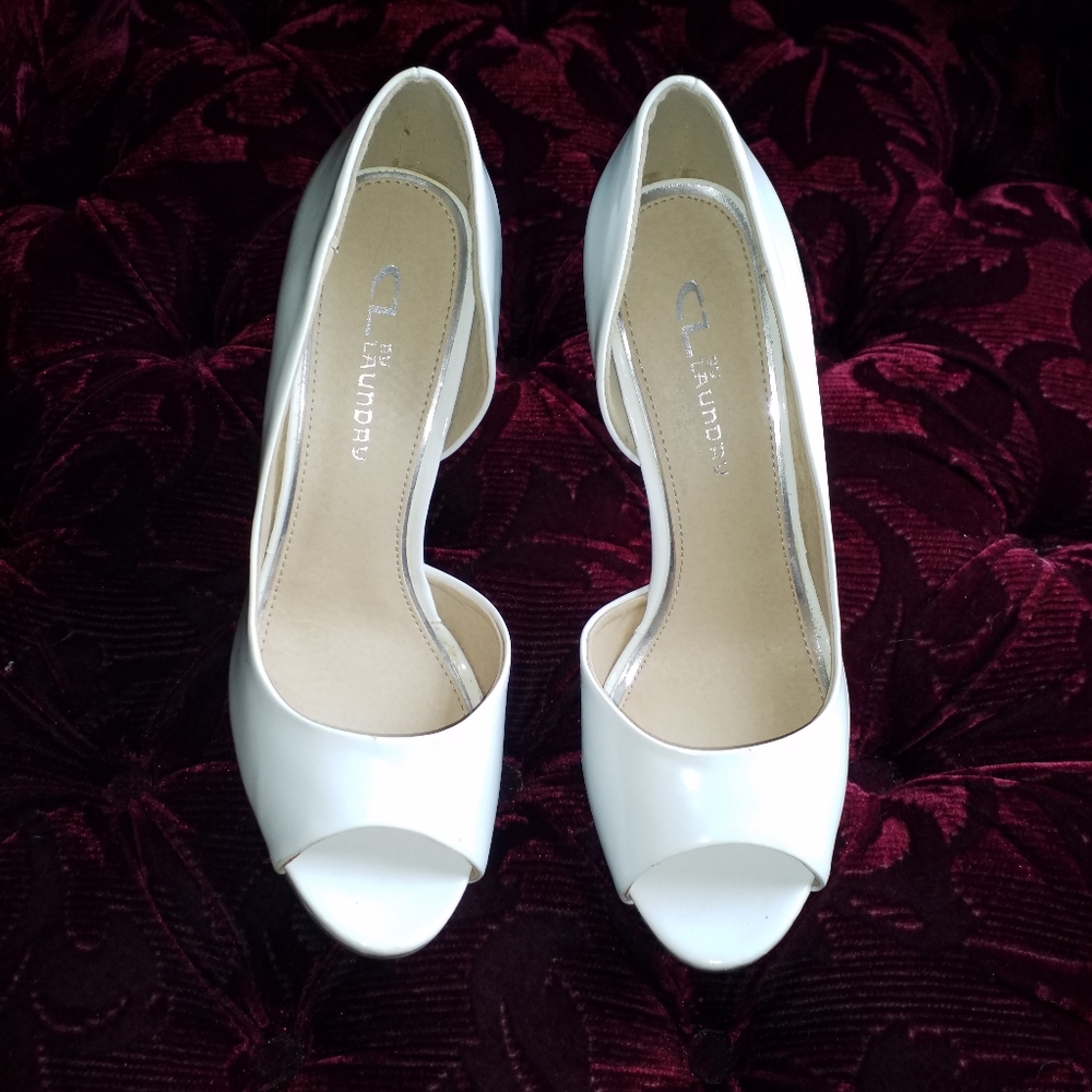 White Peep Toe Shoes